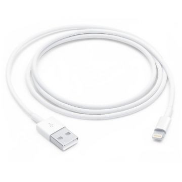 Кабель Apple USB Cable to Lightning 1m White (MD818/MQUE2) (BOX)