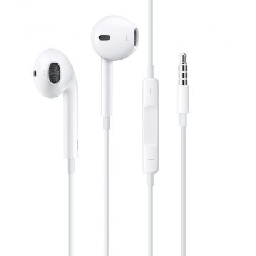 Наушники Проводная гарнитура Apple EarPods with Remote and Mic (MD827/MNHF2) Jack 3.5 for iPhone